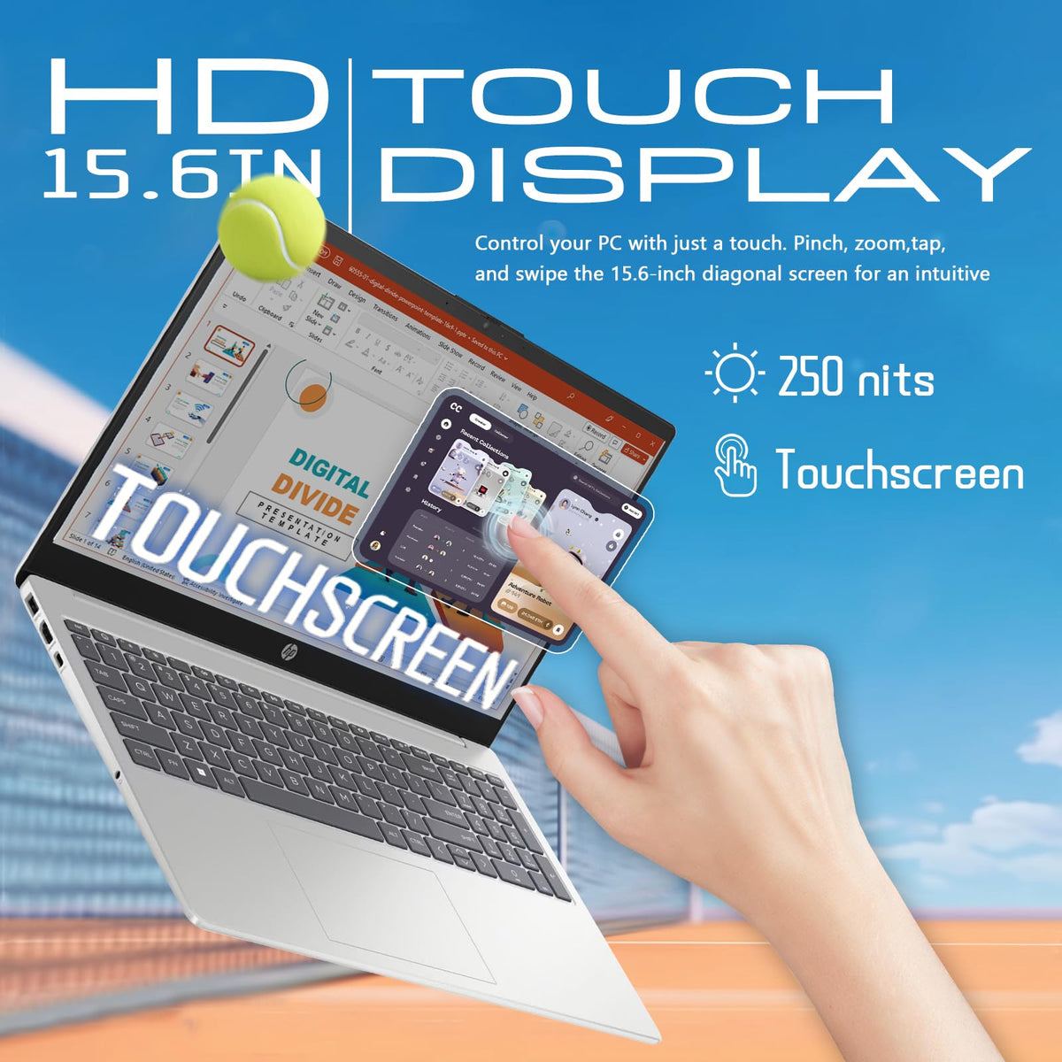 15.6-inch Touchscreen Laptop, 16GB RAM, 512GB SSD V190