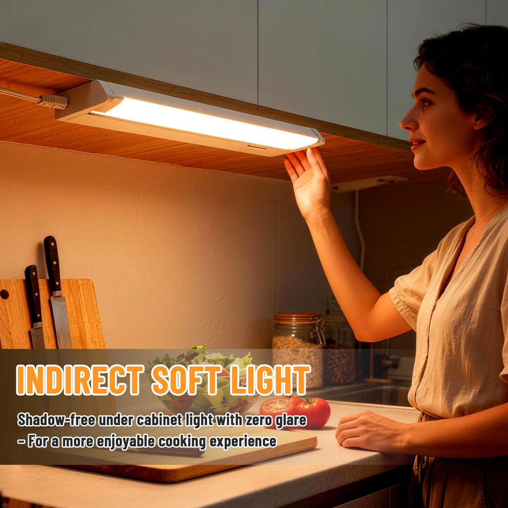 24" 4Pack Swivel Under Cabinet Lighting U89324