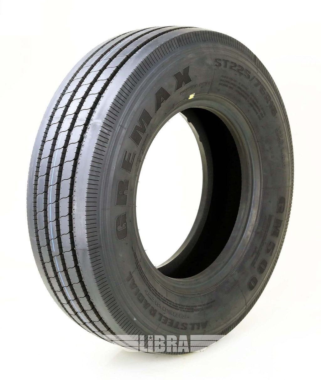 4 Heavy Duty Steel Trailer Tires 225/75R15 14 Ply R712