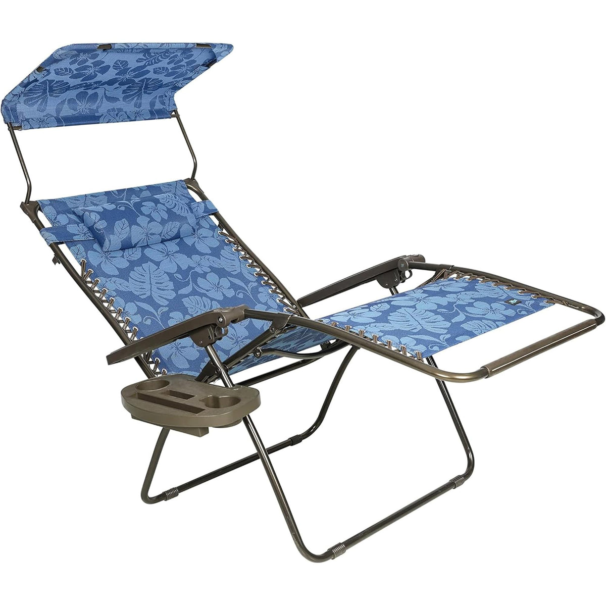 Blue Set of 2 Zero Gravity Outdoor Lounge Chair N845