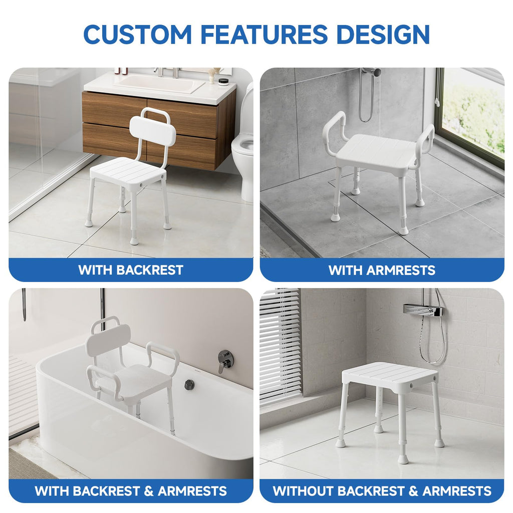 Shower Chair with Back & Arms T991629