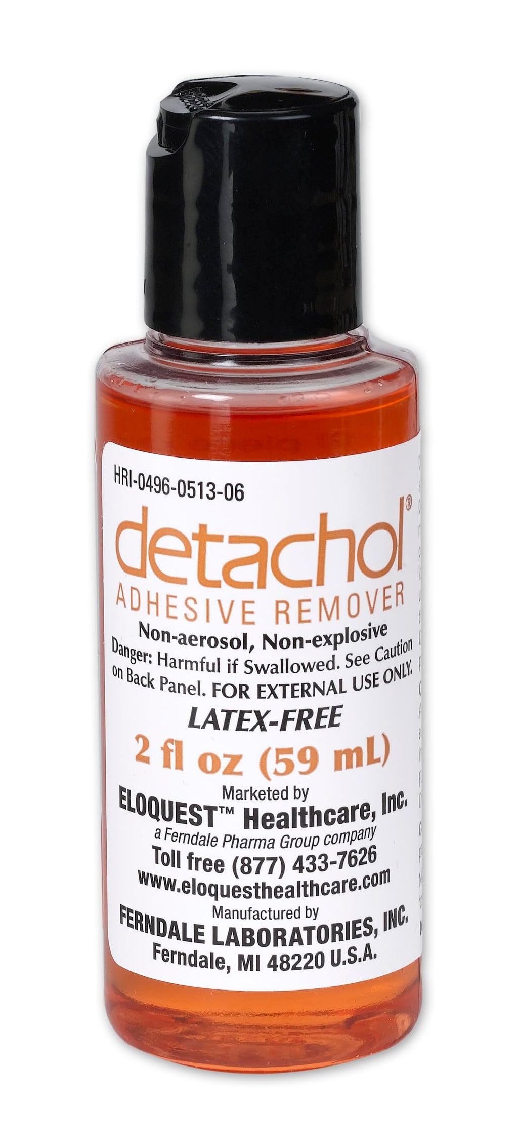 Adhesive Remover 2oz Bottle Alcohol and Acetone Free U485033