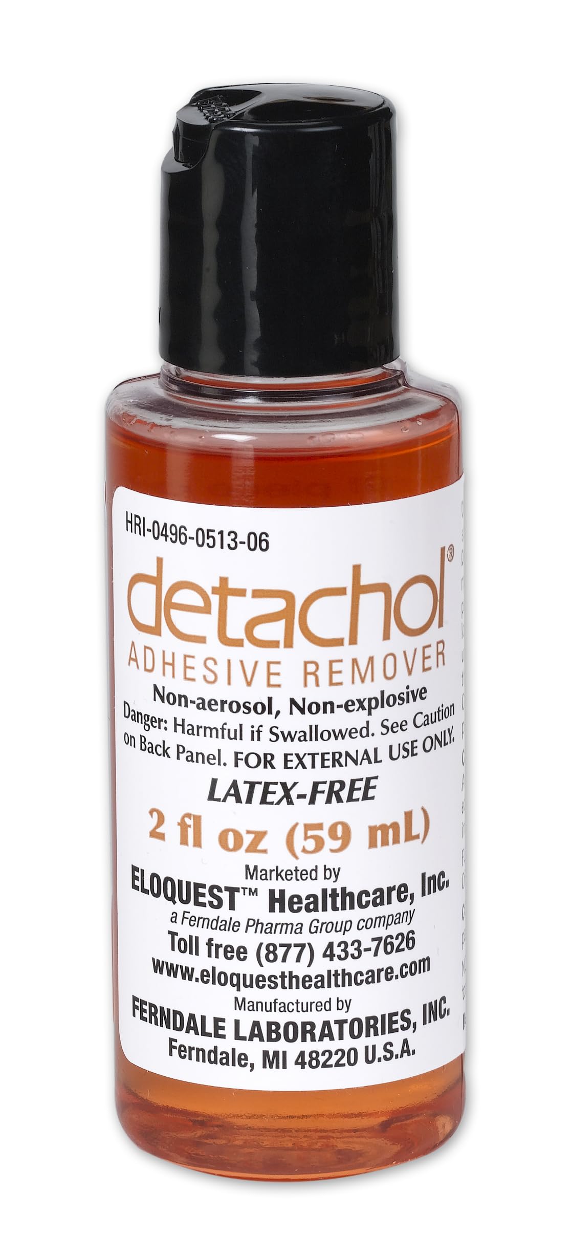 Adhesive Remover 2oz Bottle Alcohol and Acetone Free U485033