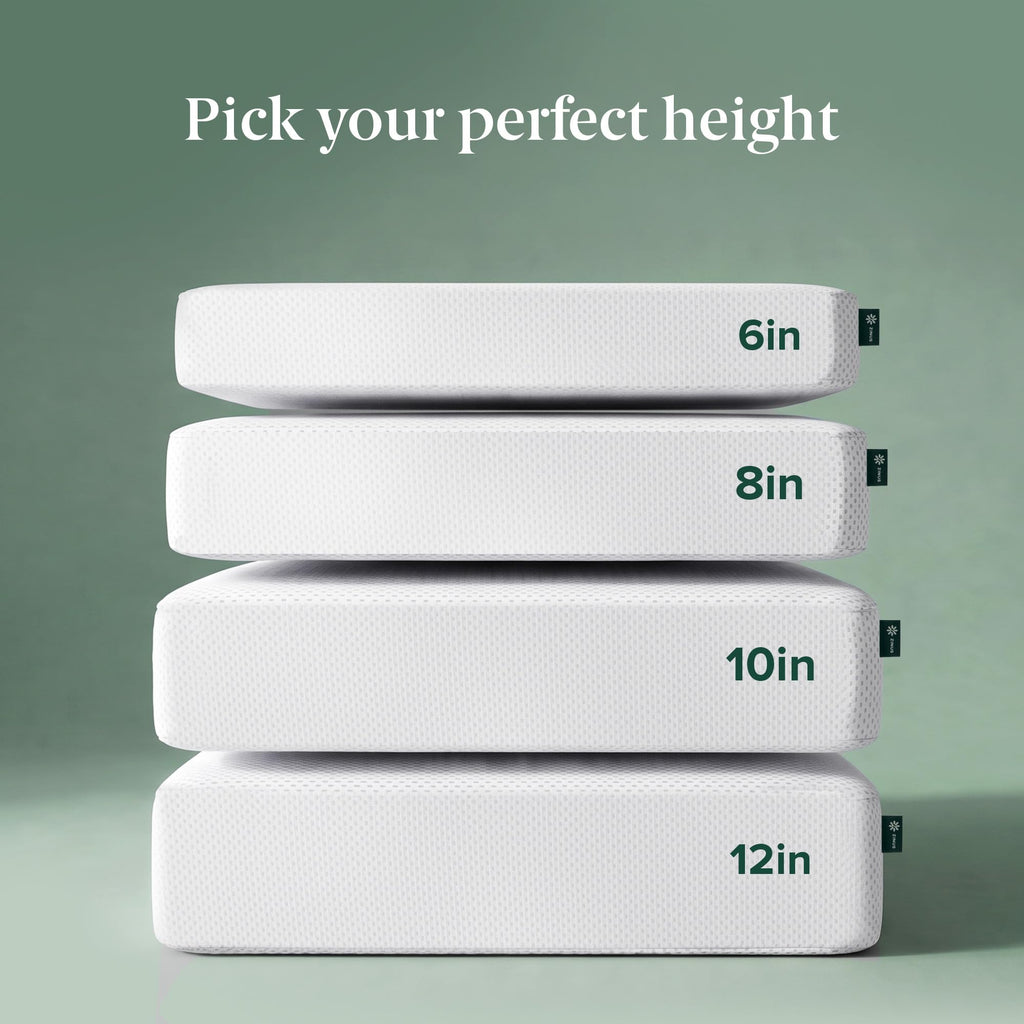 8 Inch Green Tea Cooling Gel Memory Foam Mattress Twin N18065