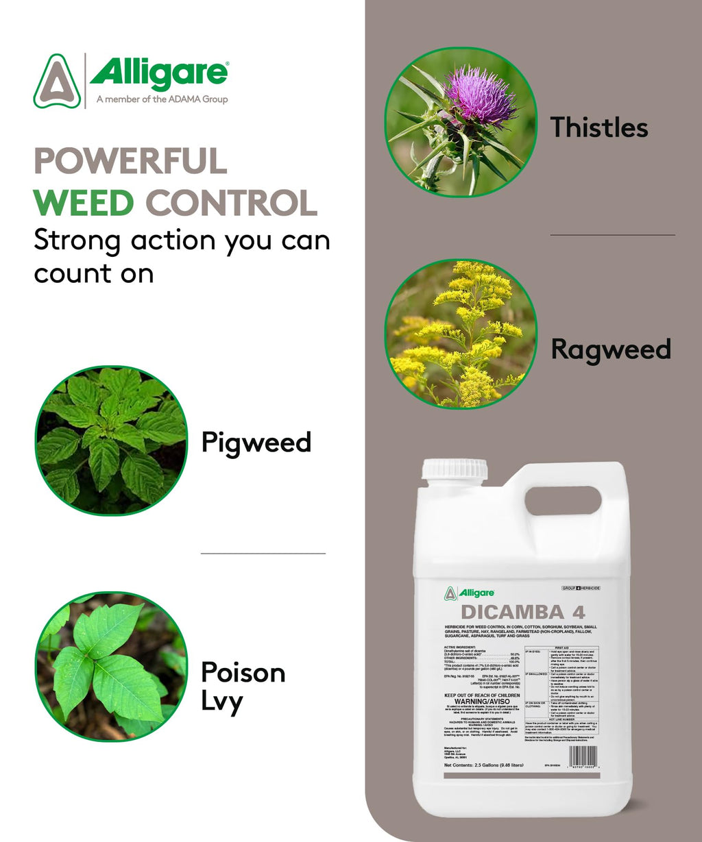 Water-Soluble Dicamba Herbicide 2.5 Gallons H822236