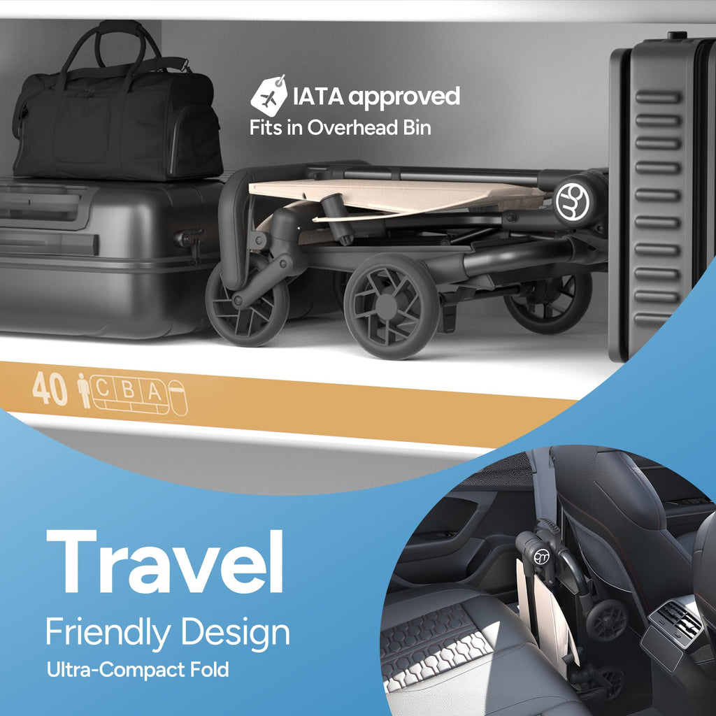 Ultra-Lightweight Travel Stroller 9.8lbs I4229