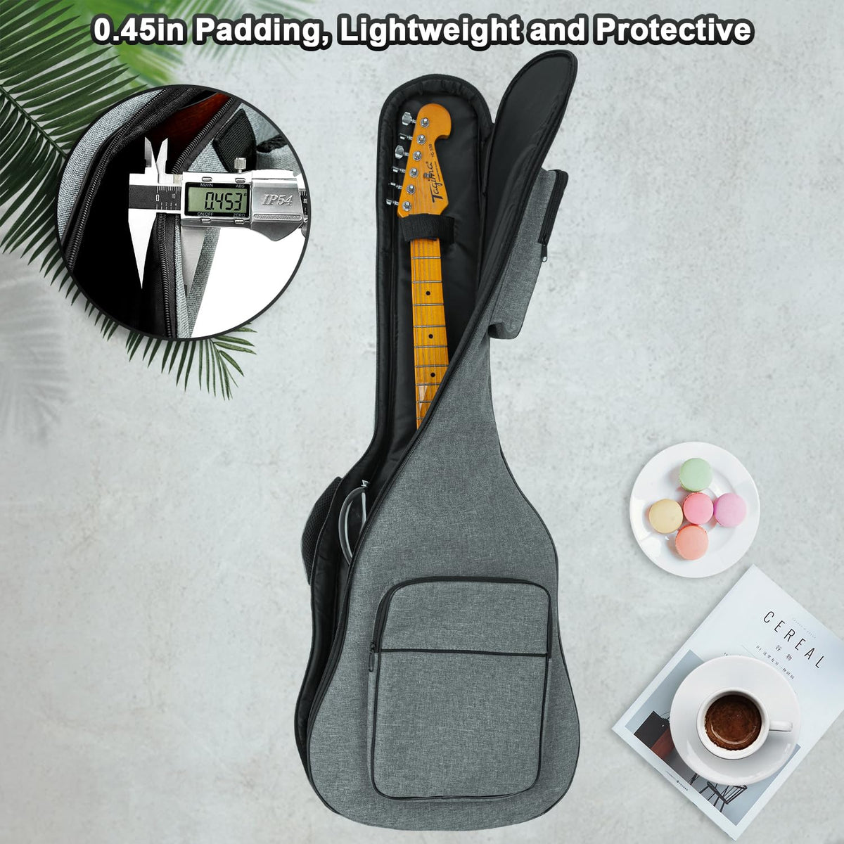 Padded Electric Guitar Gig Bag with Neck Strap K64584