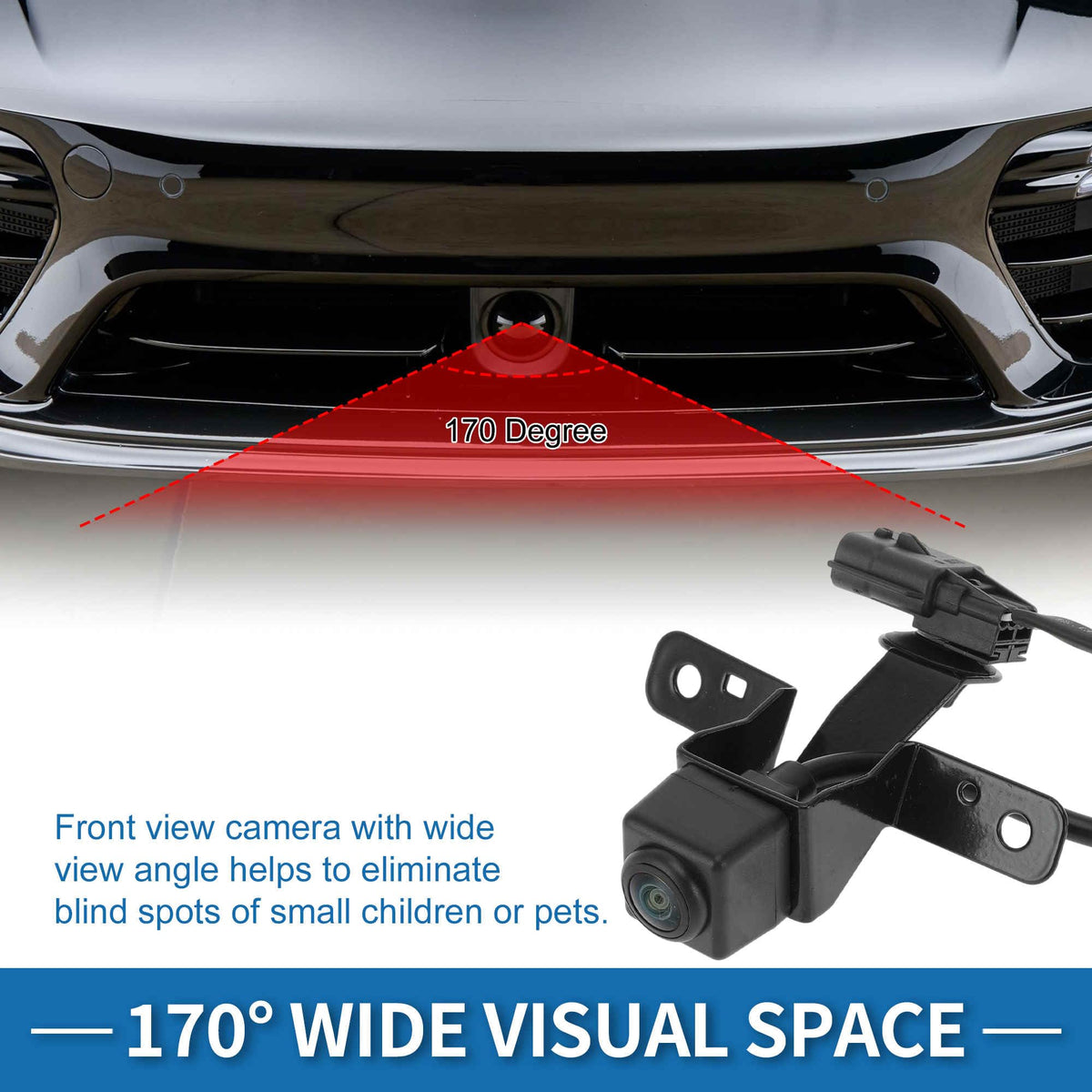 Front View Camera for Nissan Rogue 2017-2020 V810412