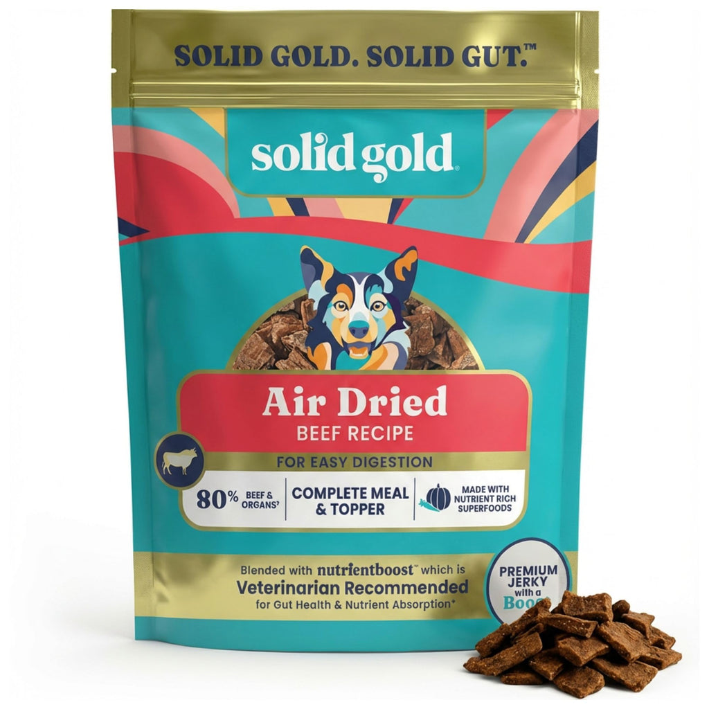 Air Dried Dog Food Topper & Treats Beef 1lb I4228