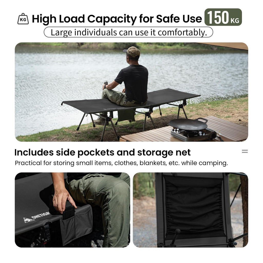 Height Adjustable Folding Camping Cot O518394