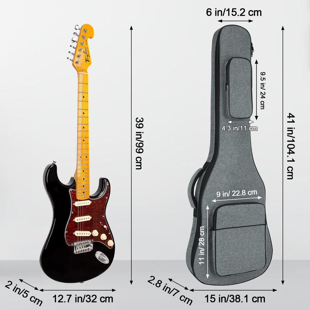 Padded Electric Guitar Gig Bag with Neck Strap K64584