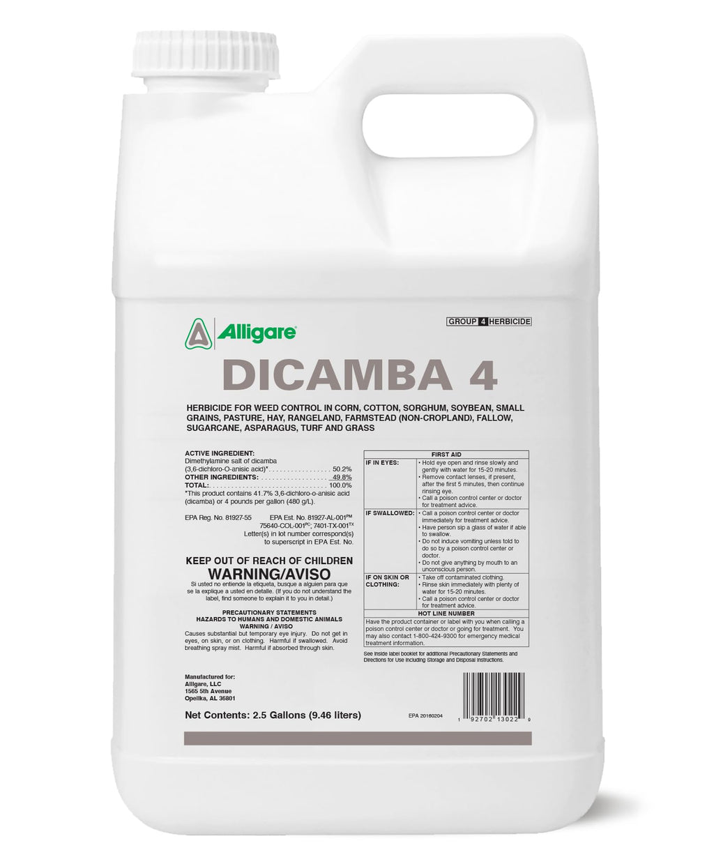 Water-Soluble Dicamba Herbicide 2.5 Gallons H822236