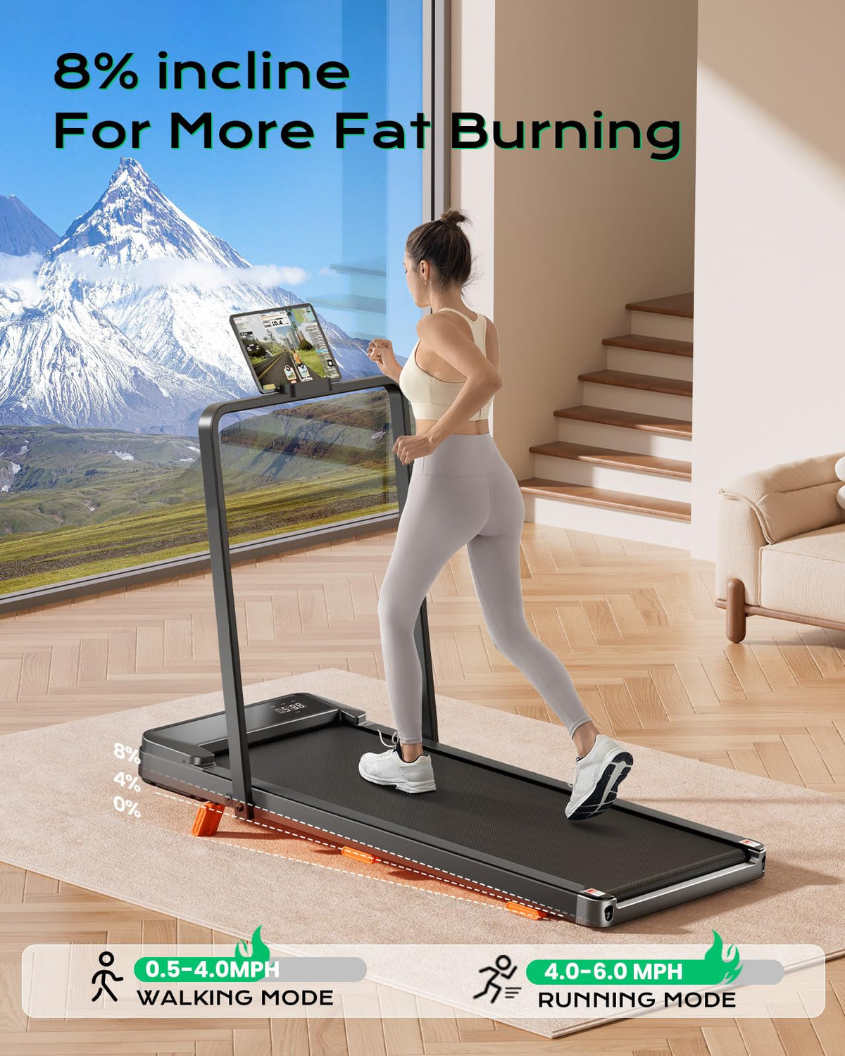 Walking Pad with Incline U769471