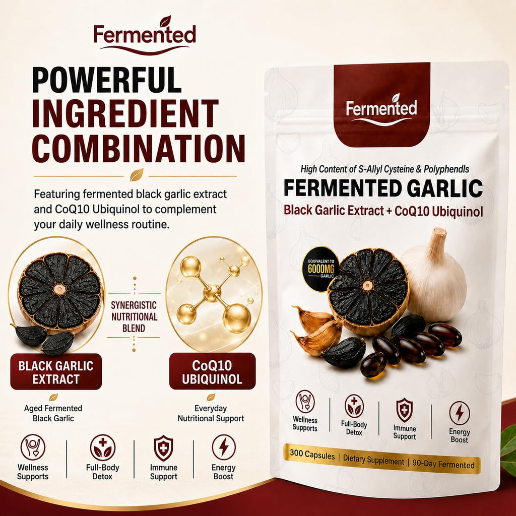 Black Garlic Coq10 Ubiquinol Softgels I214918