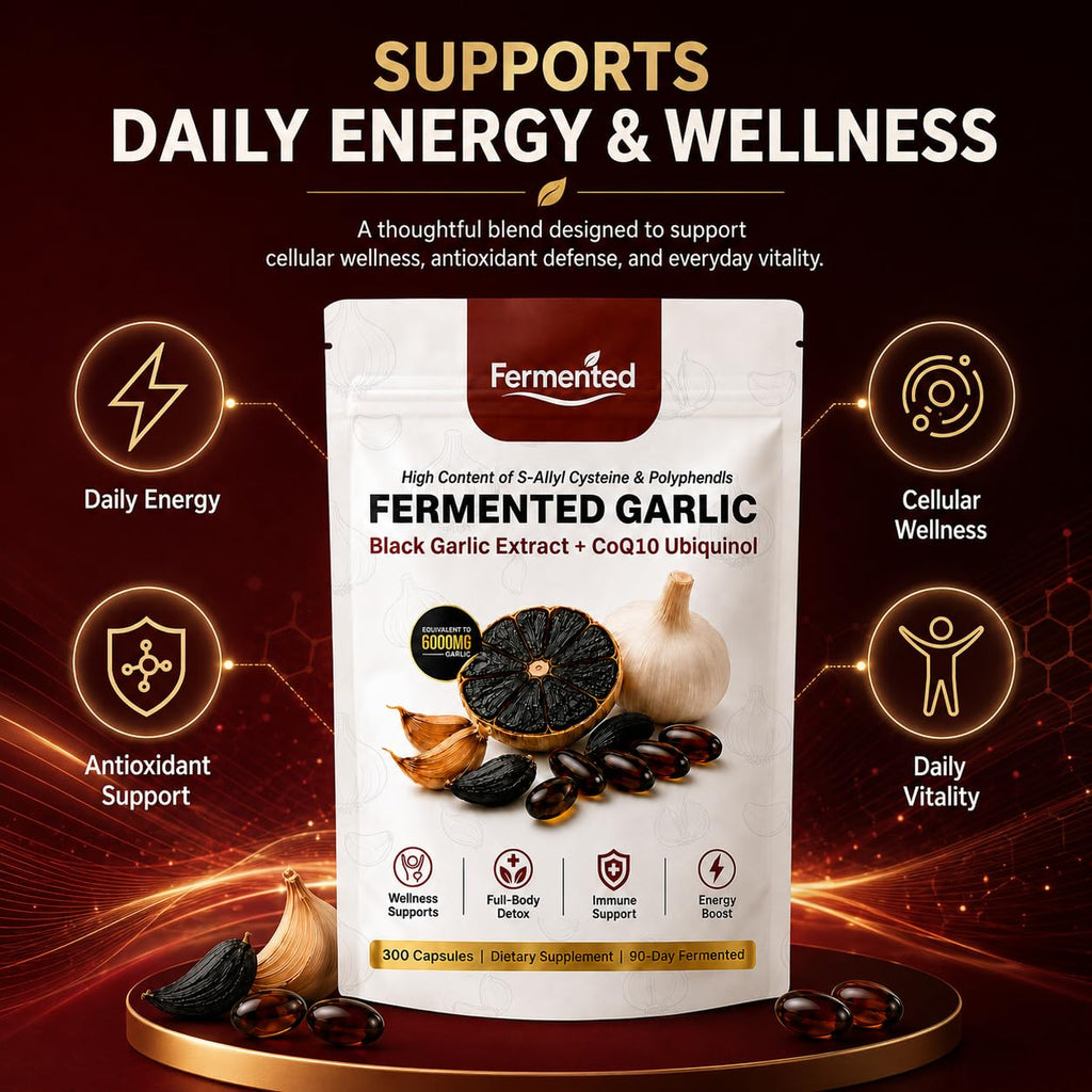 Black Garlic Coq10 Ubiquinol Softgels I214918