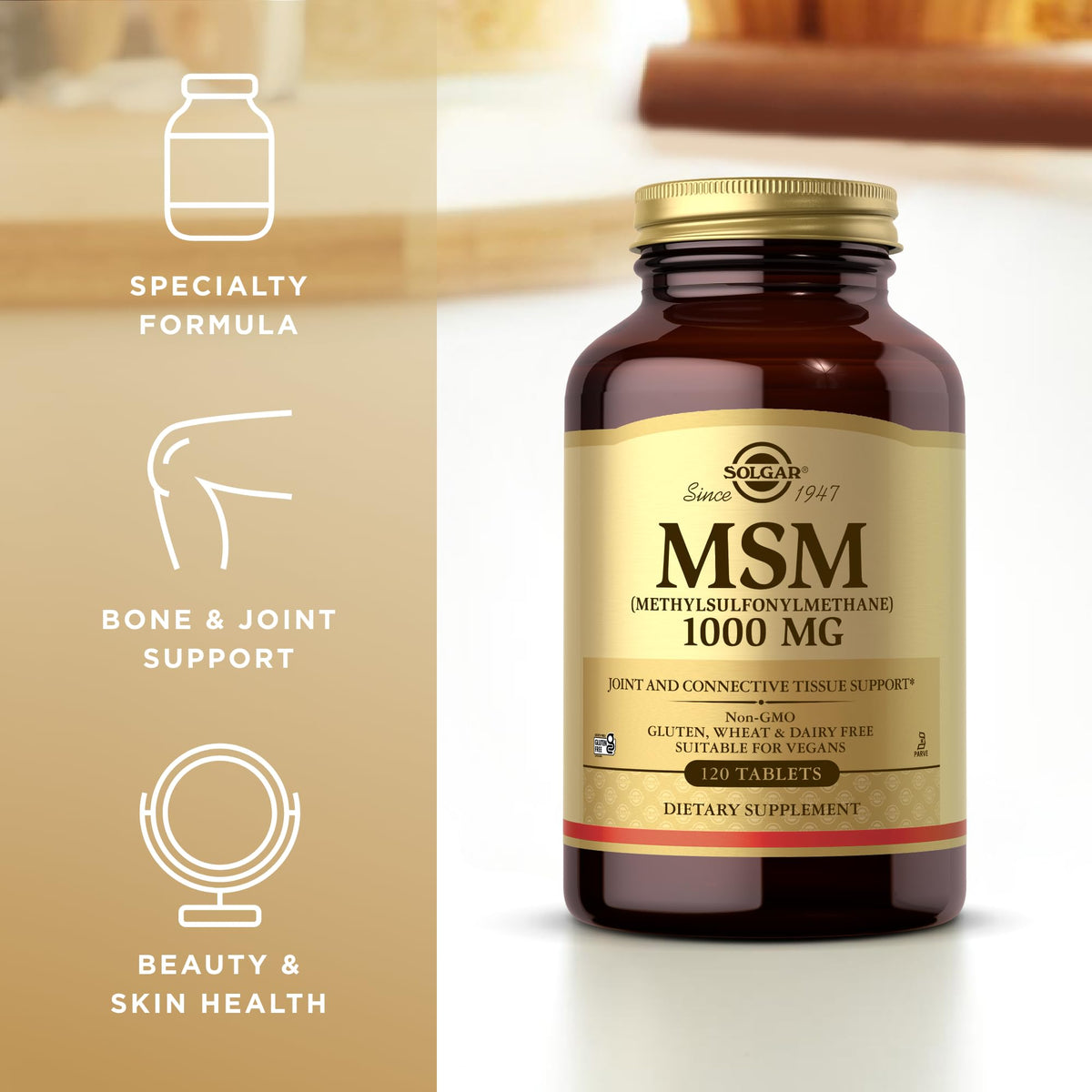 MSM 1000 mg 120 Tablets F703421