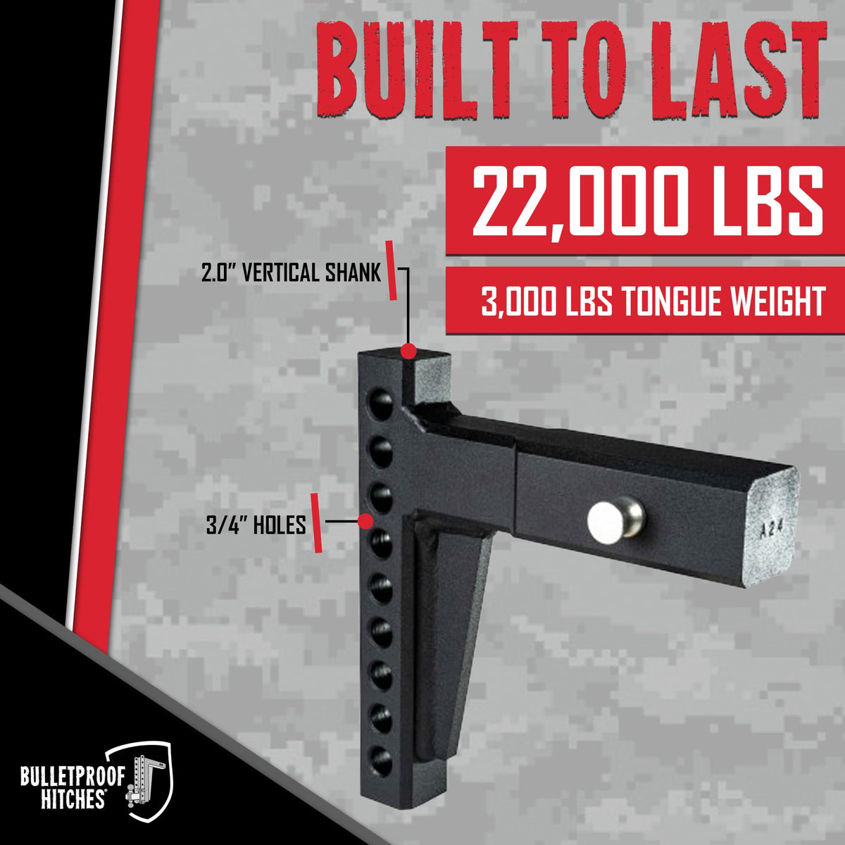 2.5" Weight Distribution Shank M860