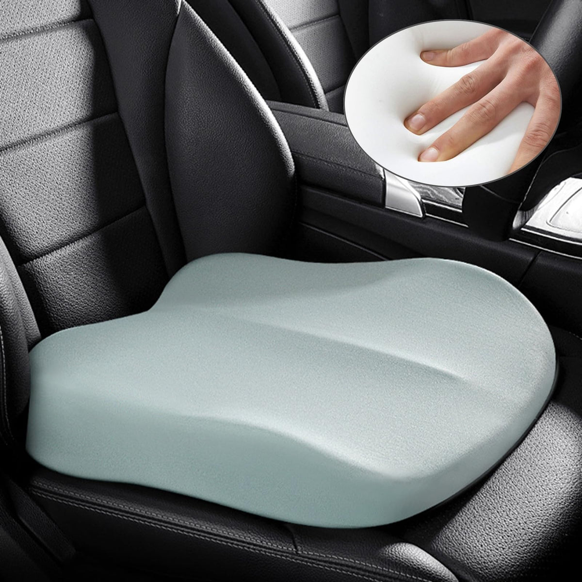 Washable Non-Slip Backless Booster Car Seat R348