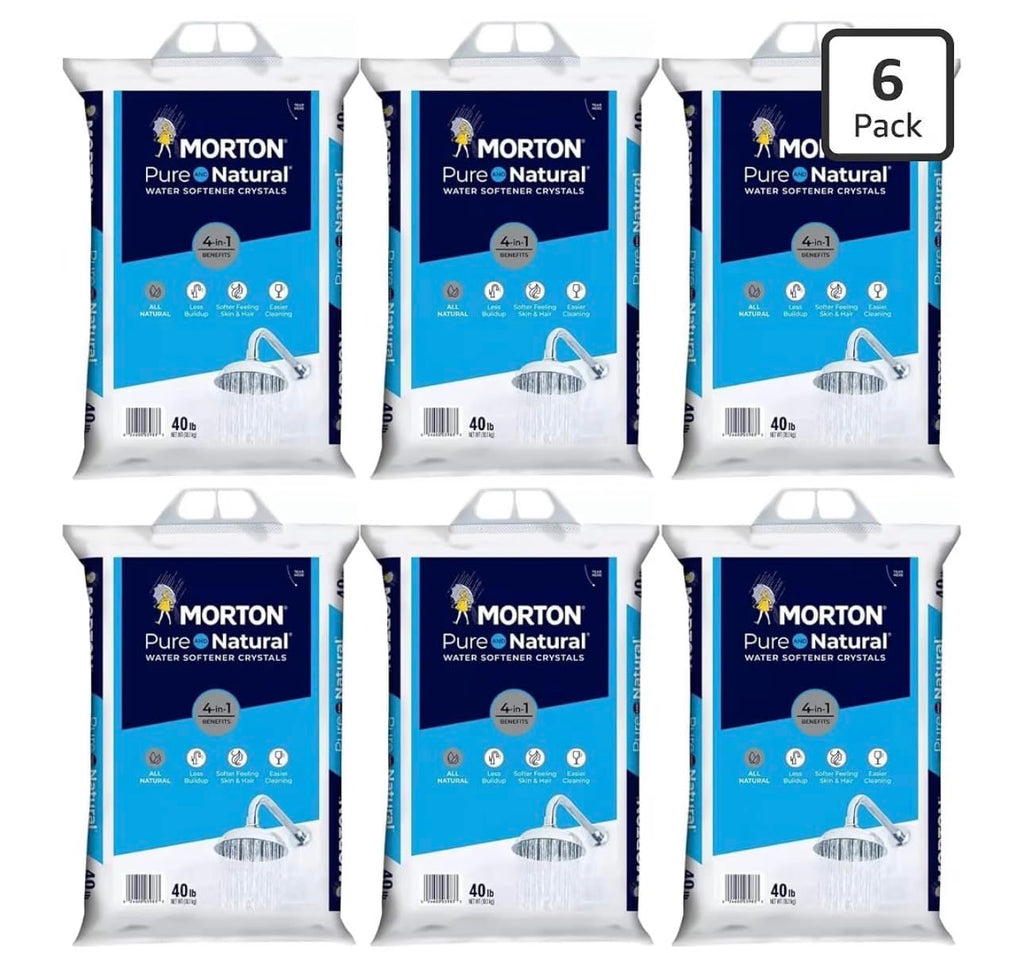 Pure and Natural Water Softener Crystals 40 lb 6 Packs B3238