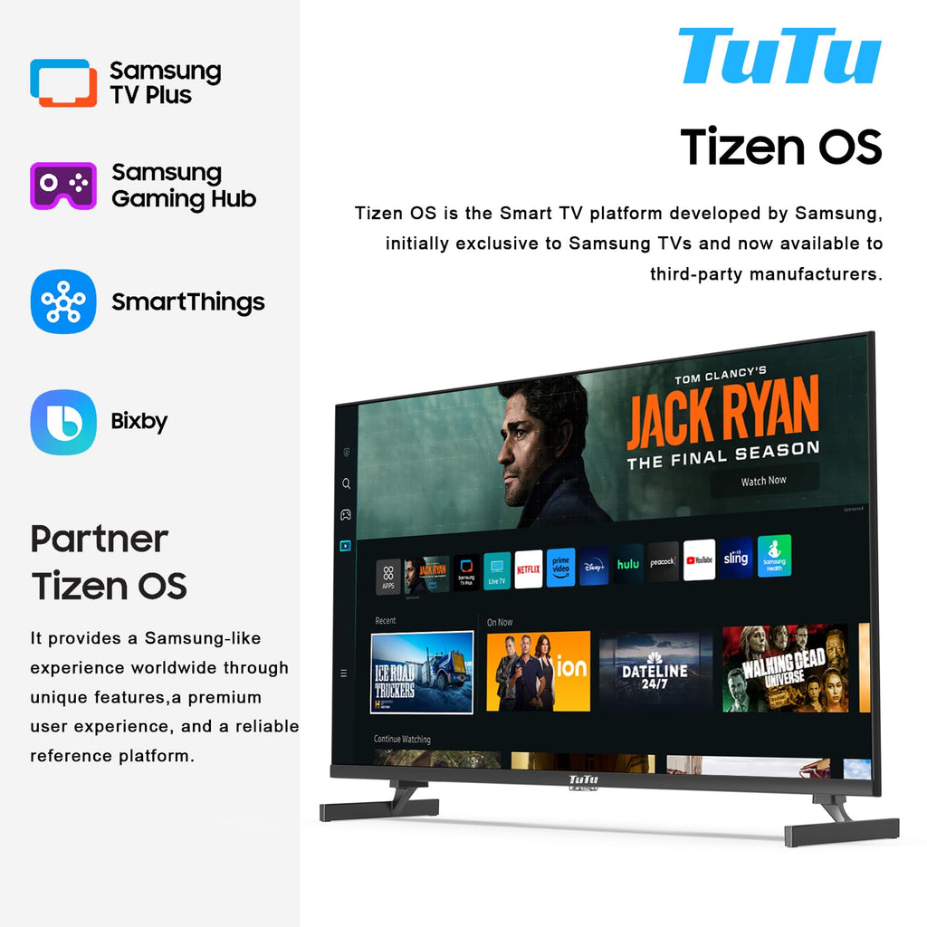 32 Inch FHD Smart TV 1080p Full HD Central Stand with HDR Dolby Audio A245