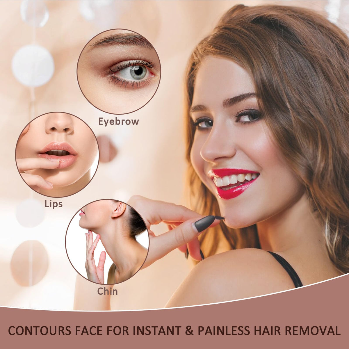 Electric Face Shaver for Women X8325