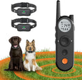 Wireless Dog Fence & Training Collar for 2 Dogs, IPX7 Waterproof, Black F92108