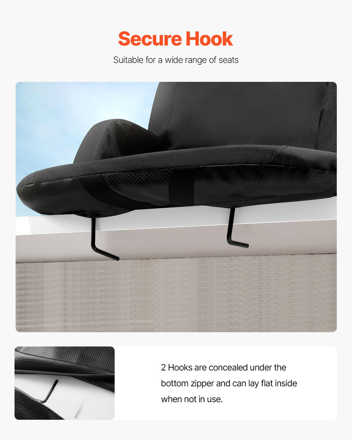 Folding Padded Stadium Seat with Cupholder F400