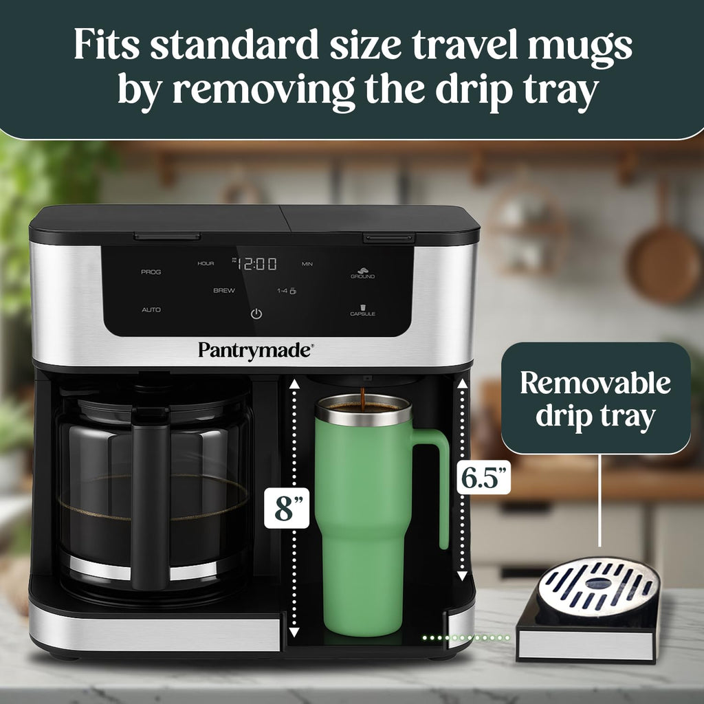 Black Dual Brew 12-Cup Coffee Maker P418503