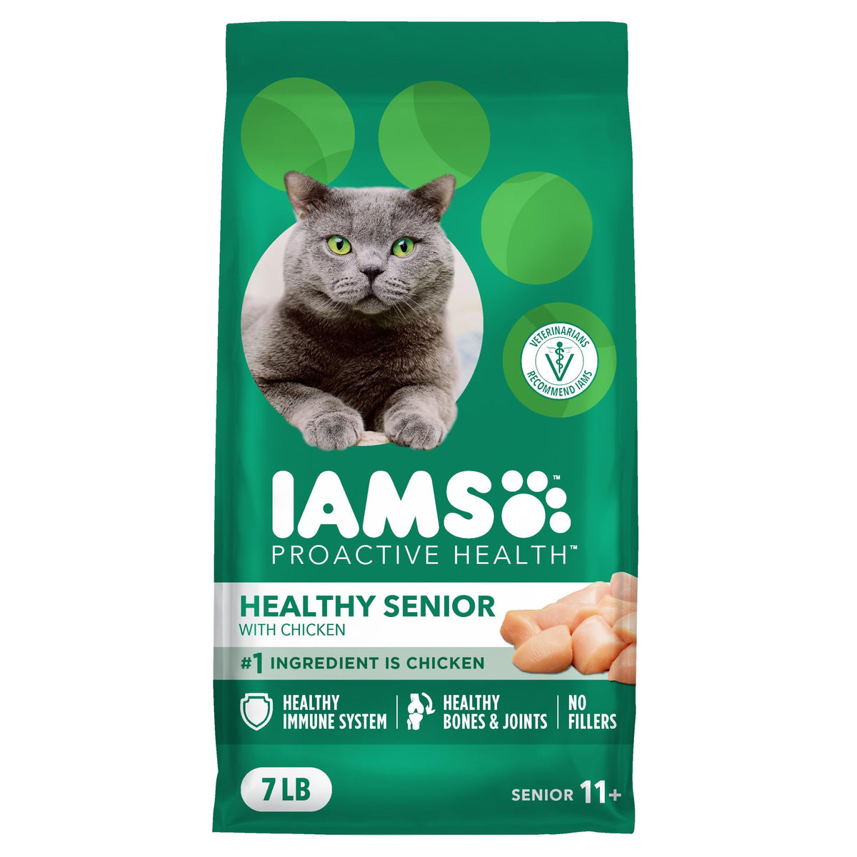 Senior Chicken Dry Cat Food 7 lb Z300656