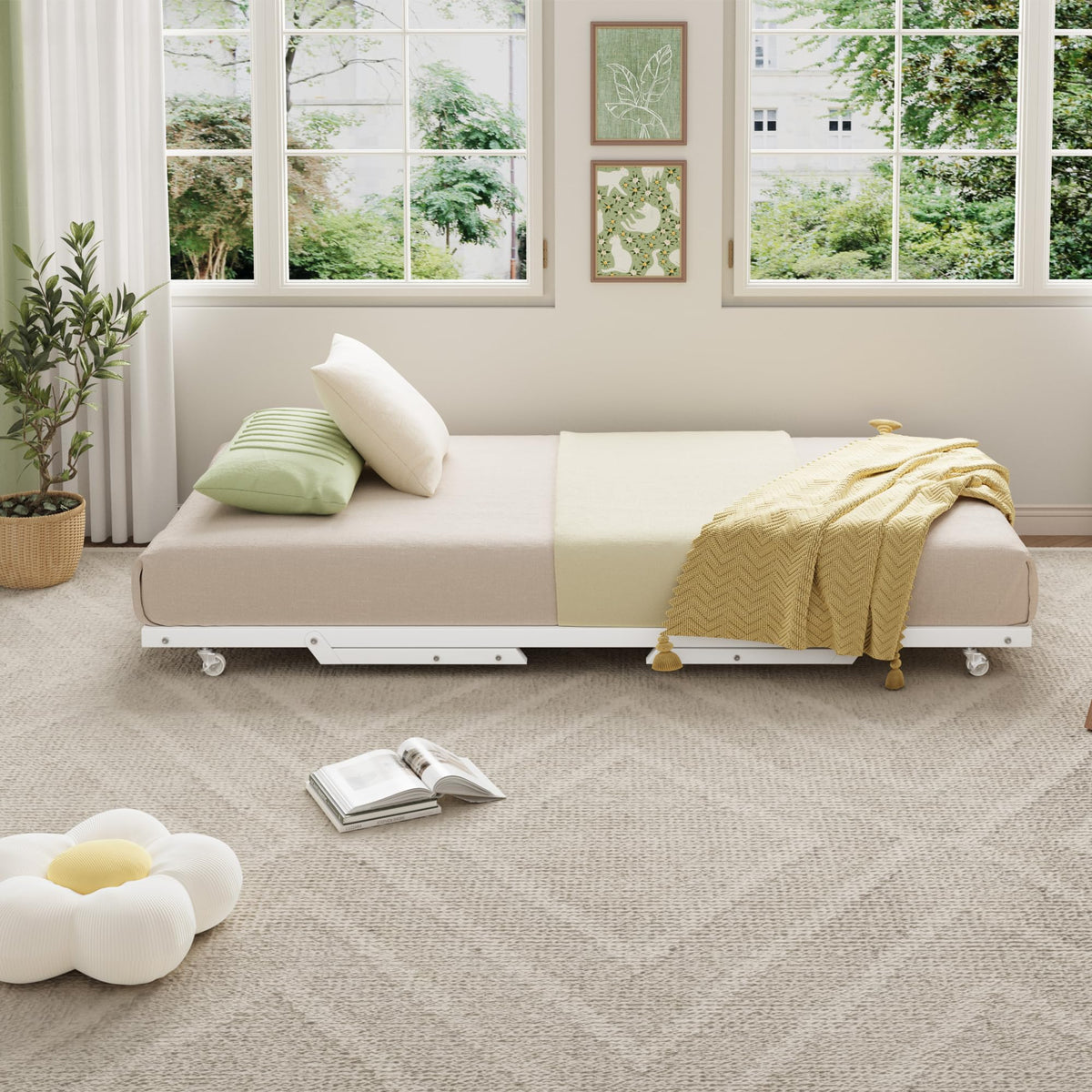Twin Pop Up Trundle Bed F46239