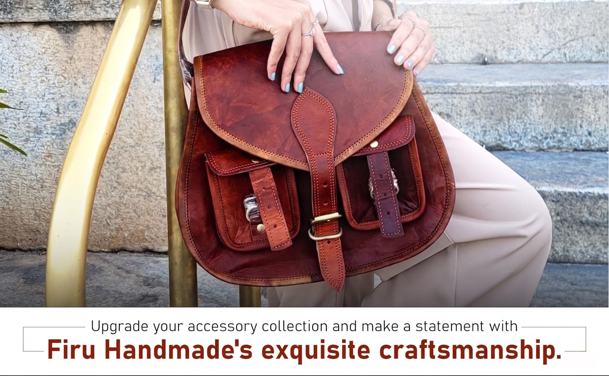 Women Vintage Style Genuine Leather Crossbody Shoulder Bag R1230