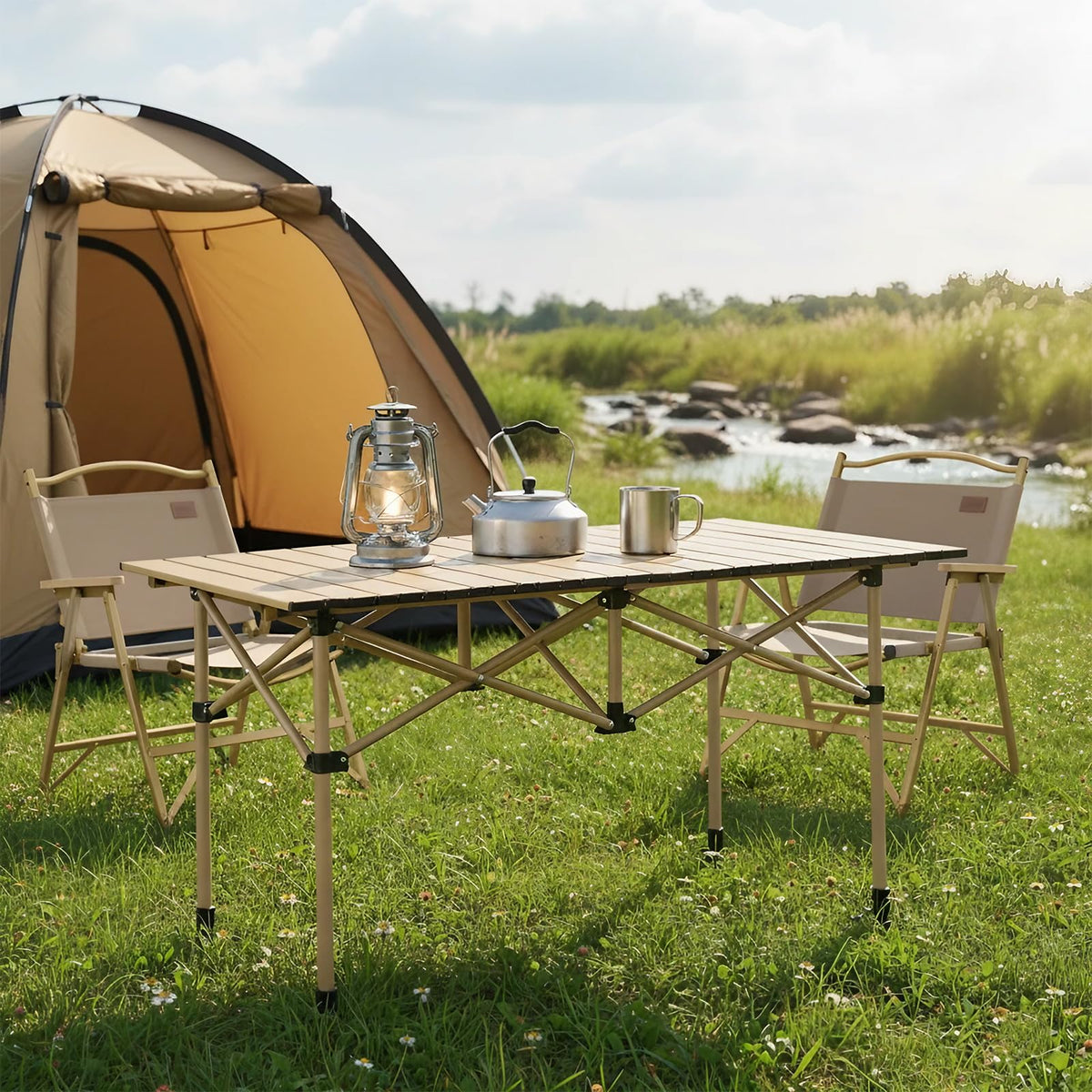 Folding Camping Table with Carry Bag F58246