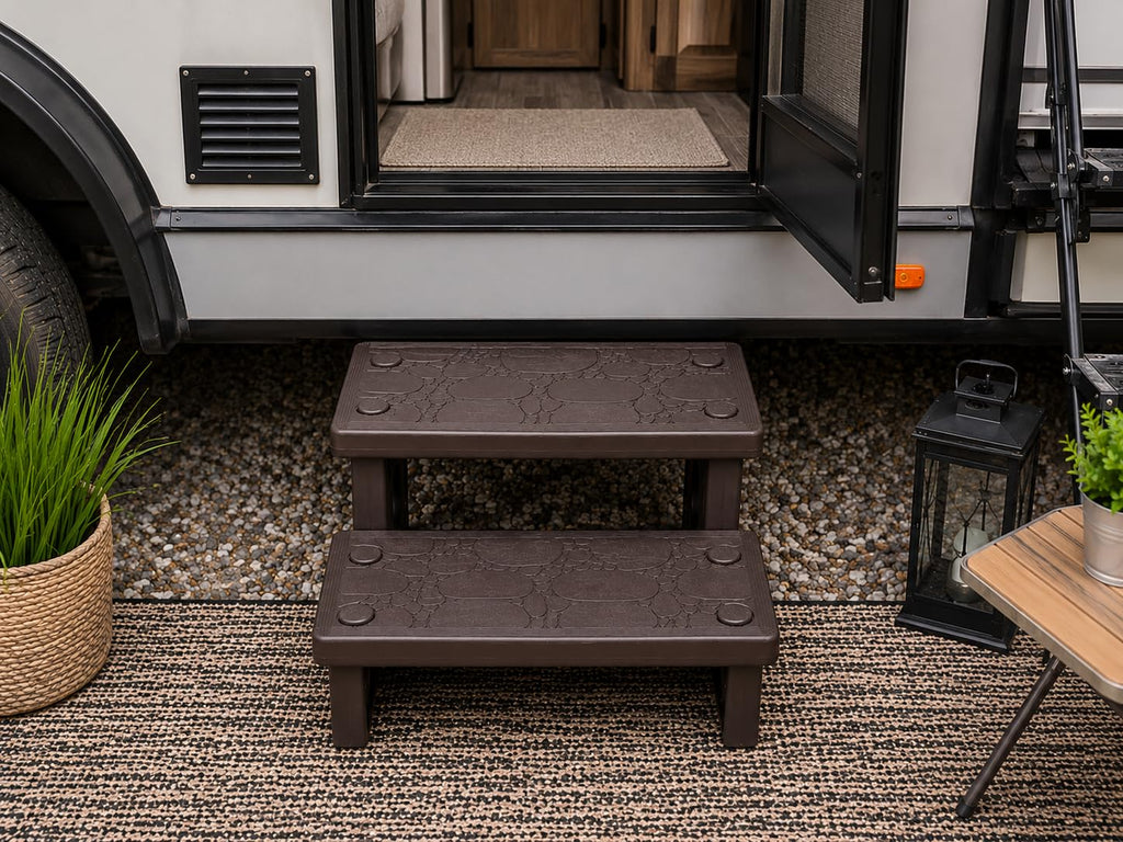 2-Step Spa Hot Tub Pool Deck Steps U27500