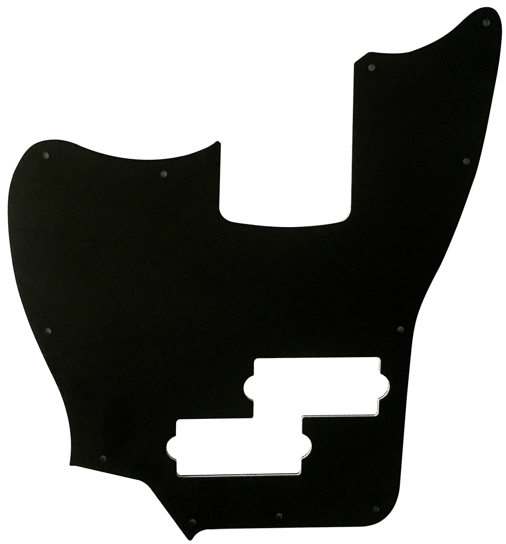 Black 3 Ply Short Scale Bass Guitar Pickguard O545
