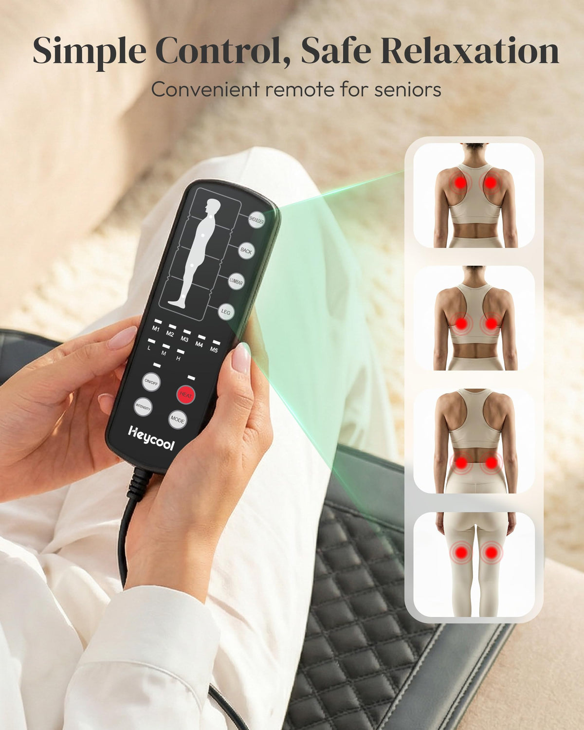 Full Body Massage Mat with Heat Q561906