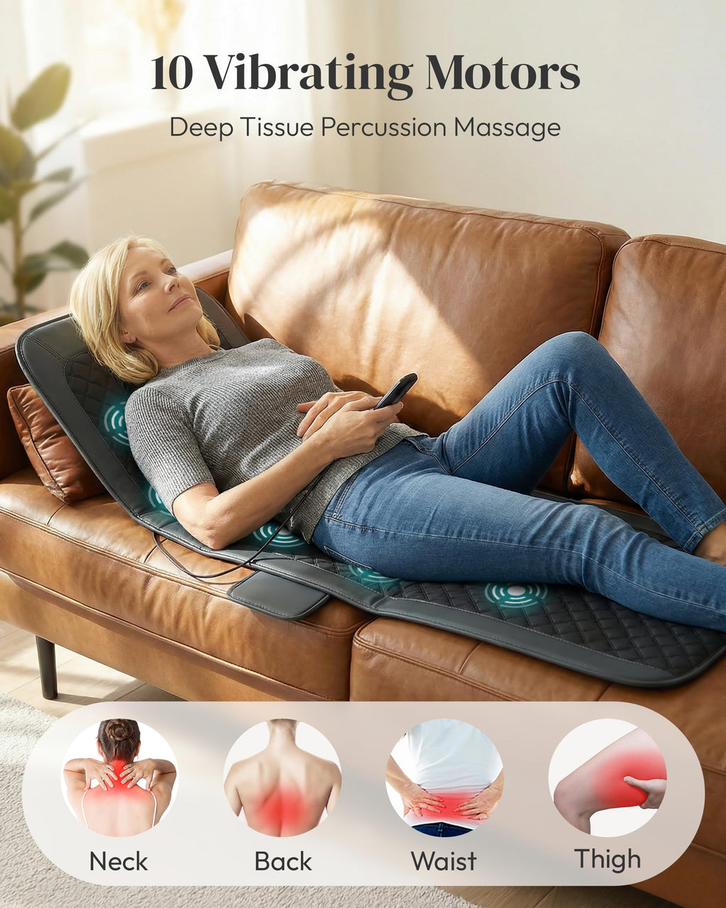 Full Body Massage Mat with Heat Q561906