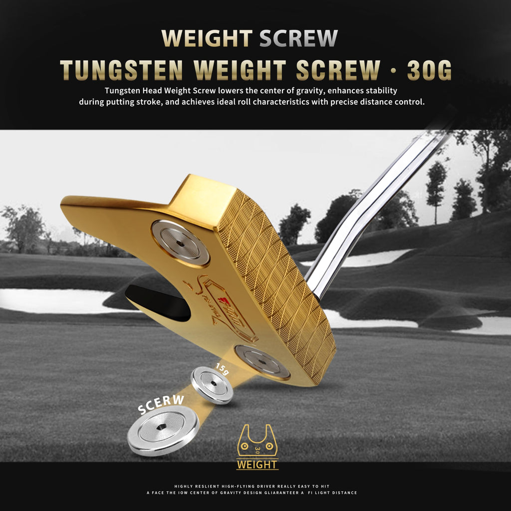 CNC-Milled Low-CG Golf Putter with Alignment Line & Oversized Grip L646497
