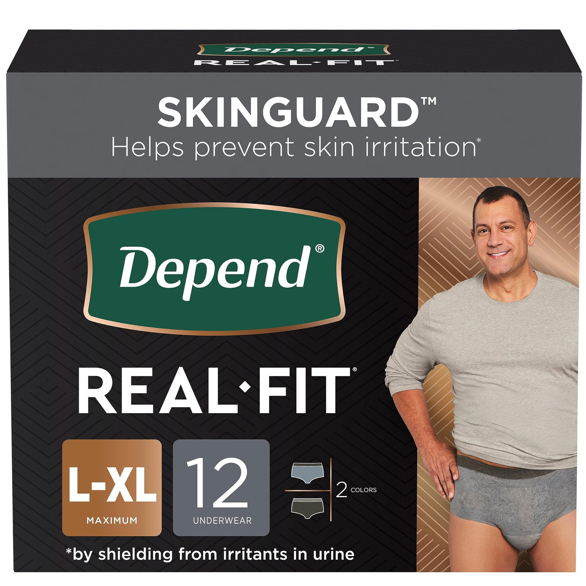 Large/X-Large Incontinence Underwear 12 Count Y557
