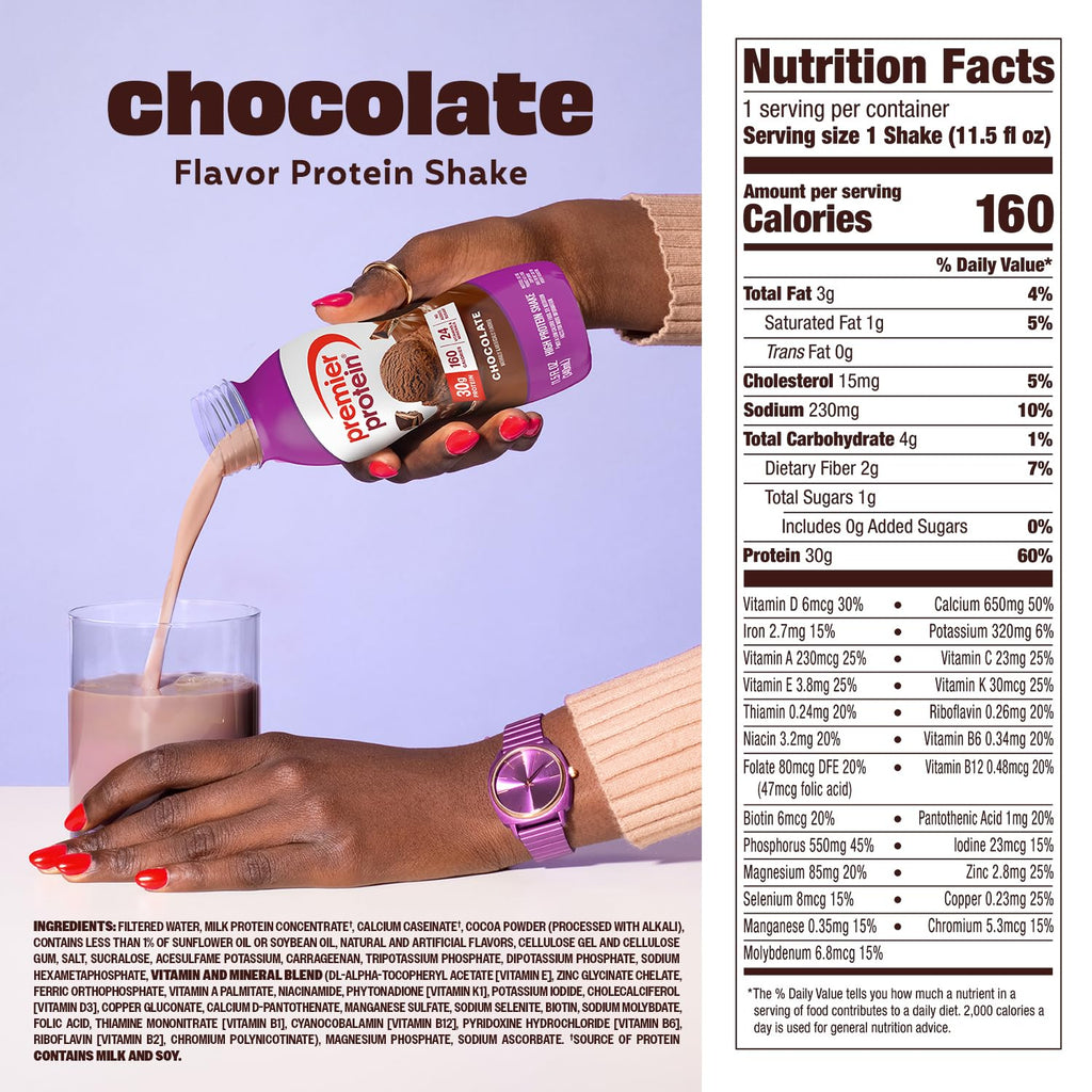 Chocolate 30g High Protein Shake 12 Pack N313