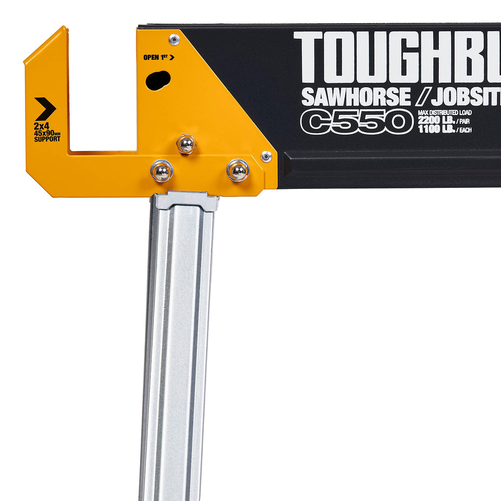 Folding Sawhorse & Jobsite Table 2-Pack X836932