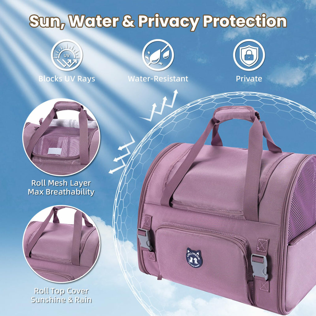 Expandable Large Cat Carrier Backpack V6749