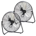 20" High Velocity Floor Fan 2 Pack O143