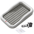 Inflatable Toddler Travel Bed Extra Large Gray O7747