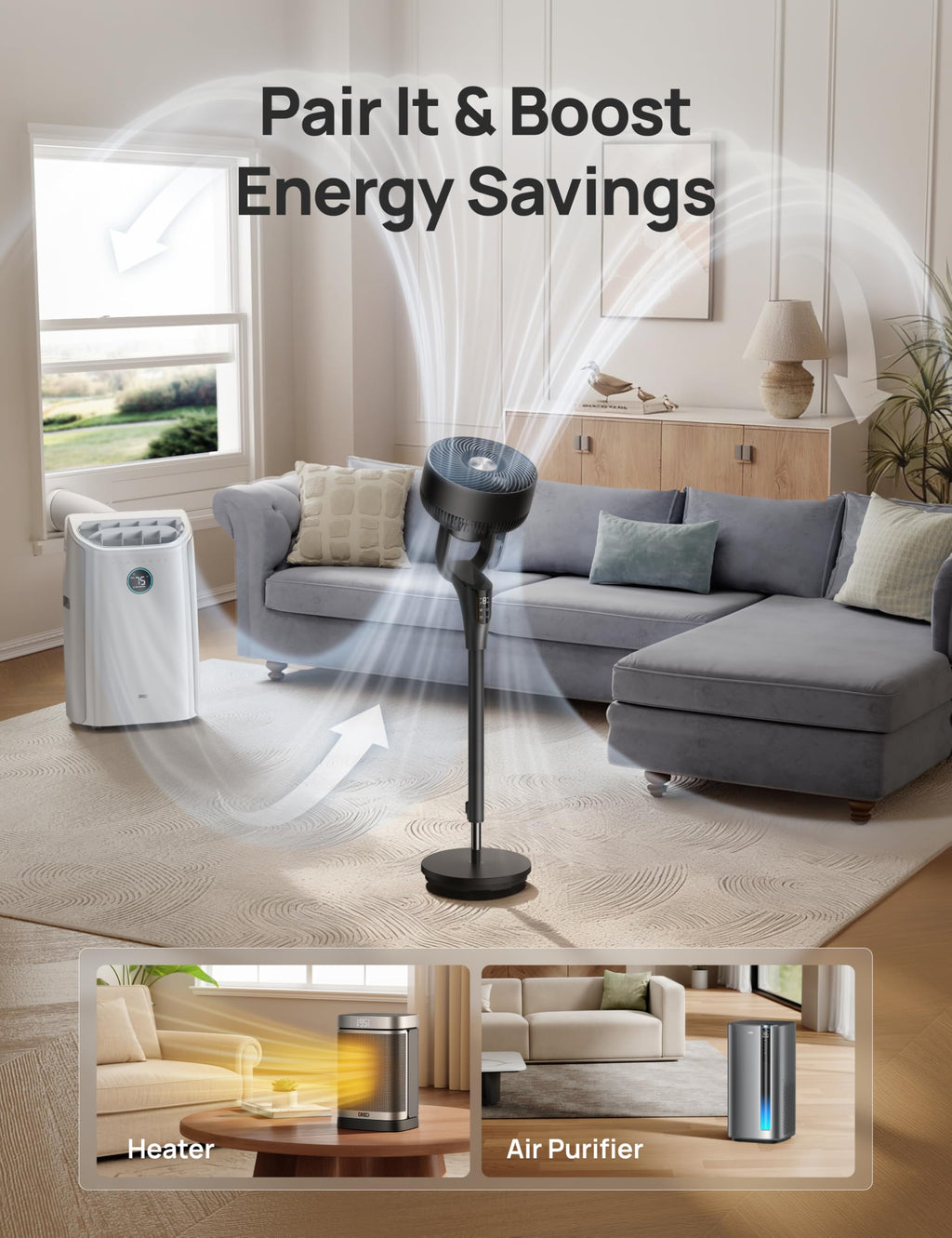 Oscillating Standing Fan W260544