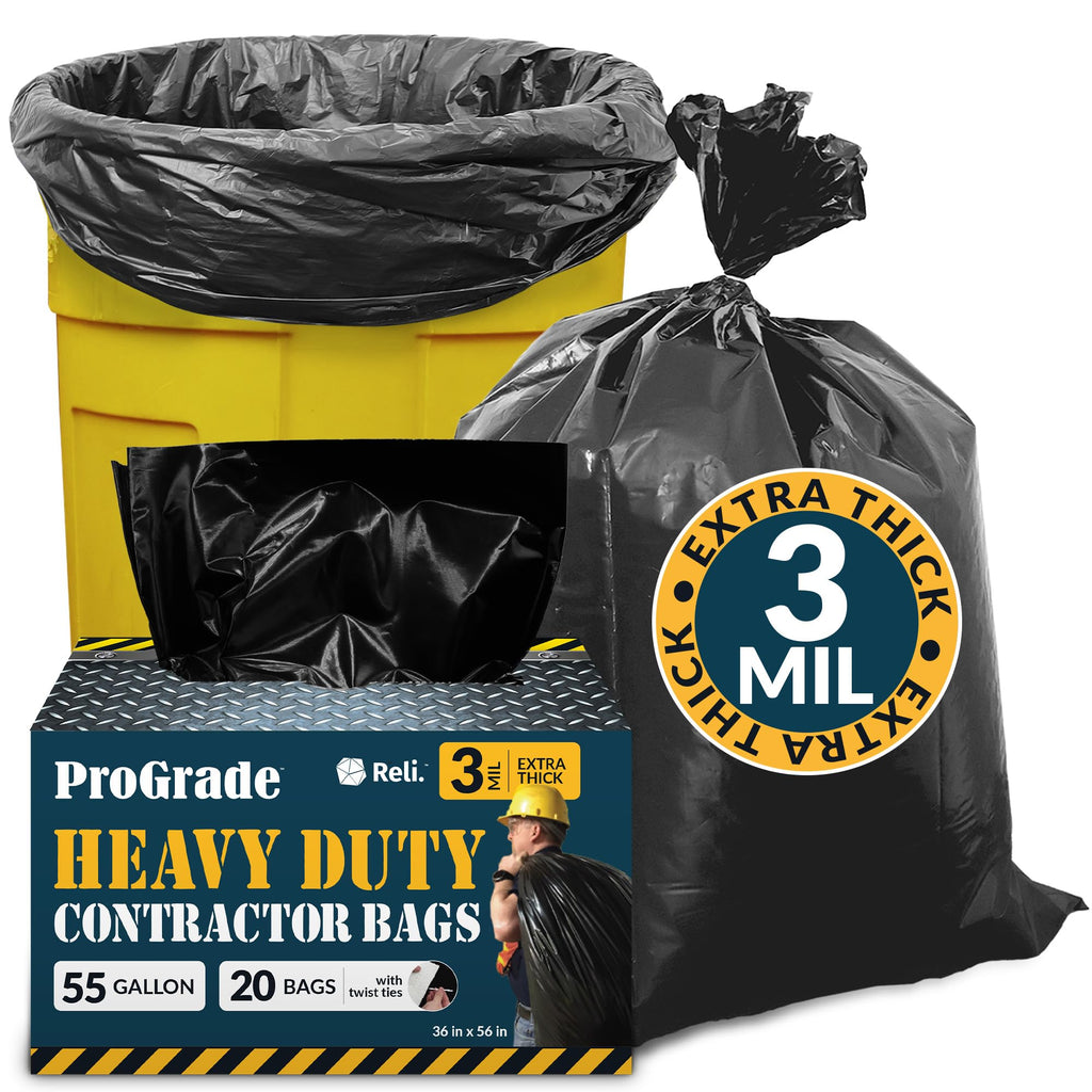 55 Gallon Heavy Duty Trash Bags A6629