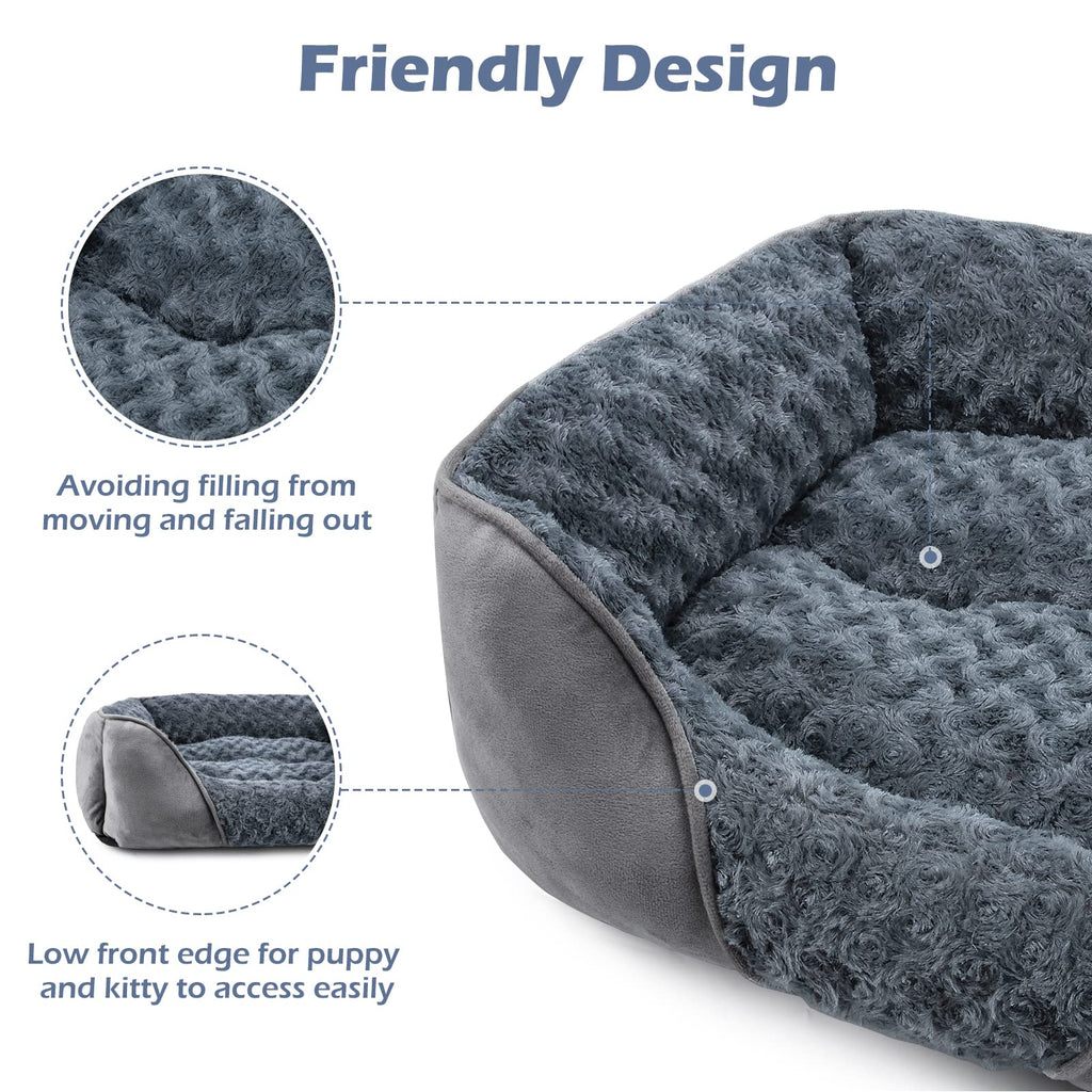 Washable Orthopedic Dog Bed with Anti-Slip Bottom I1084