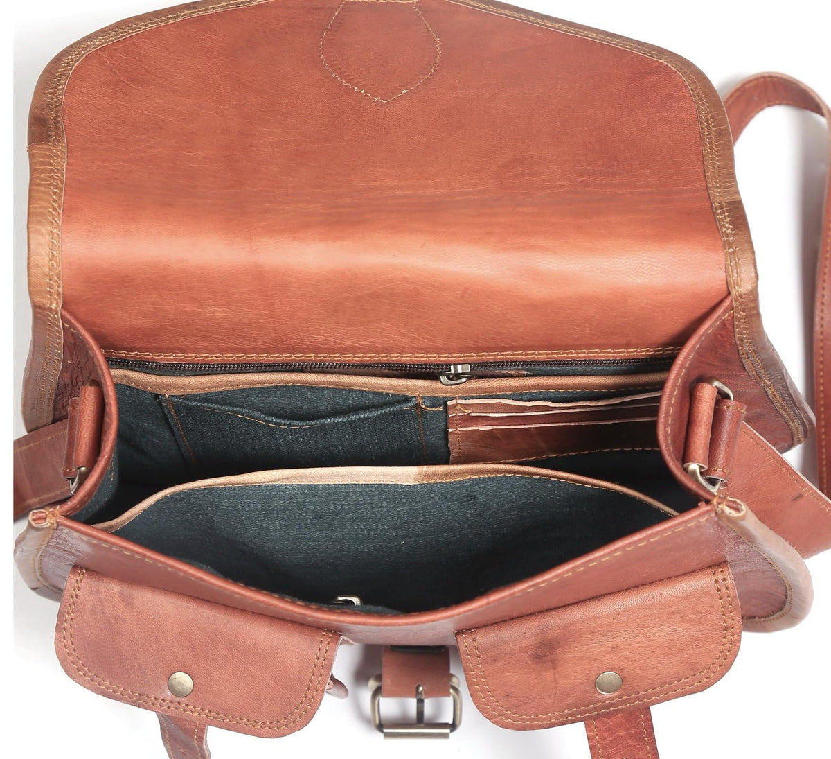 Women Vintage Style Genuine Leather Crossbody Shoulder Bag R1230