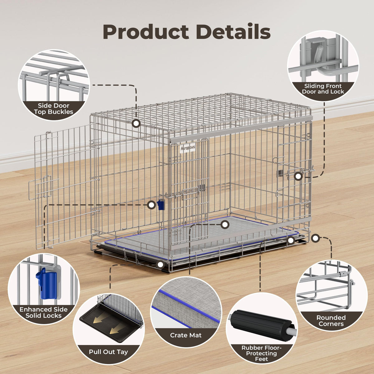 36 Inch Collapsible Dog Crate C936