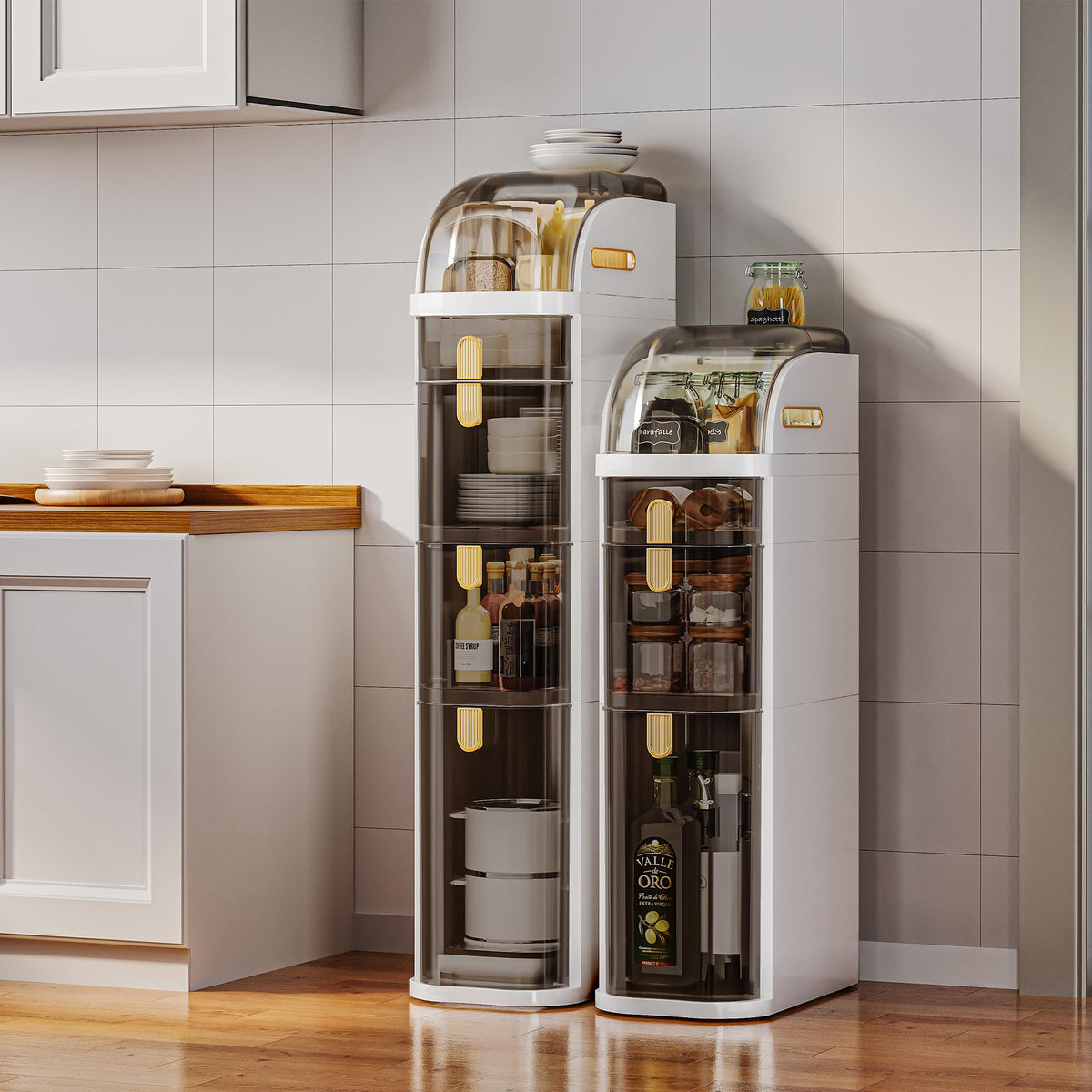 Slim Bathroom Storage Cabinet with Drawers H8199