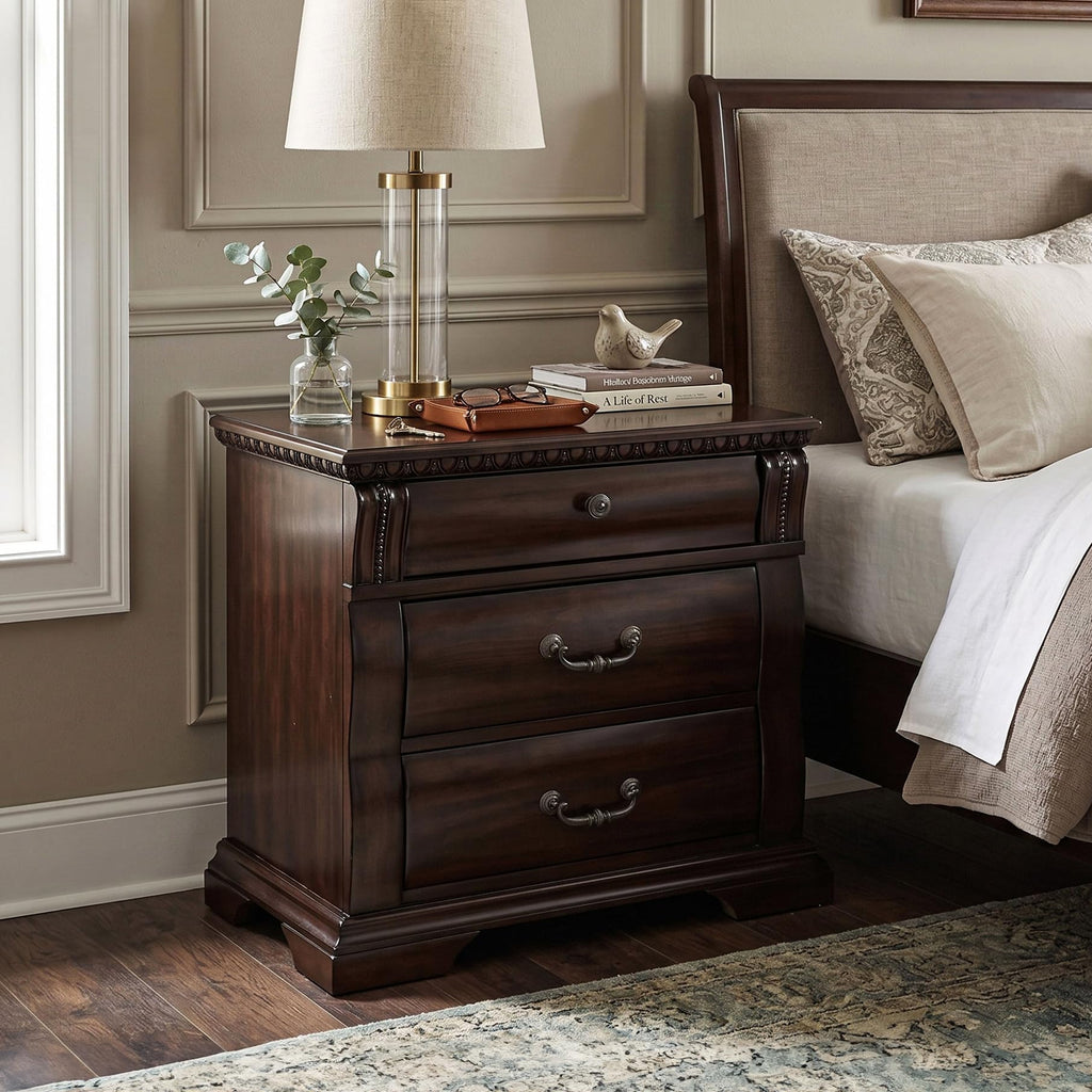 3-Drawer Nightstand O899688